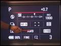 Sony A200 A350 A300 display screen shortcuts