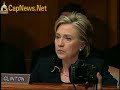 HILLARY CLINTON: Iraq Questions for Petraeus, Crocker