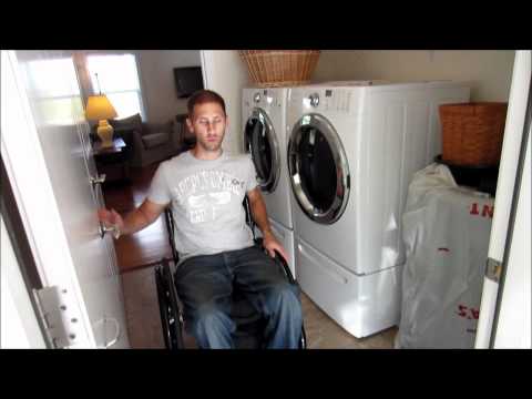 wheelchair - This video shows the modifications made during the construction of my home to make it wheelchair accessible.