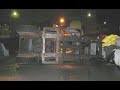 Forklift tips over, crushing operator