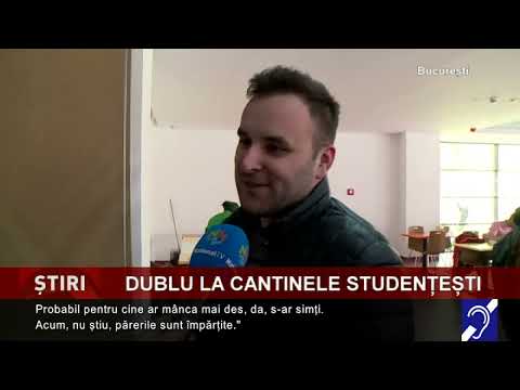 Dublu la cantinele studențești