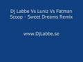 Dj Labbe Vs Luniz Vs Fatman Scoop - Sweet Dreams Remix