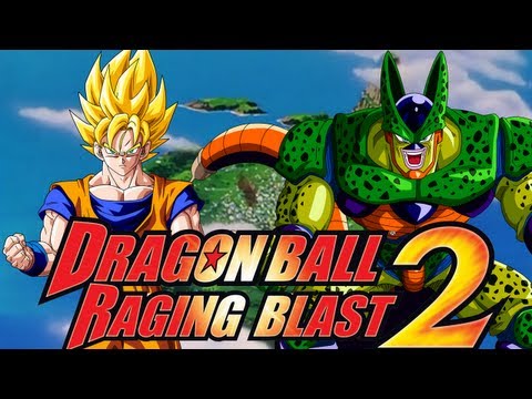 Dragon Ball Raging Blast 2: SSJ1 Goku VS 2nd Form Cell (Live Commentary)