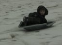 Charlie Sleds Uphill Like