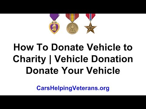 how to donate a vehicle