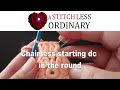 Chainless starting dc in the round