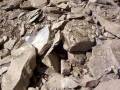 Helmet Cam video - I run into a landslide.