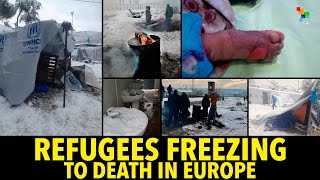 Πρόσφυγες πεθαίνουν από το κρύο στην Ευρώπη