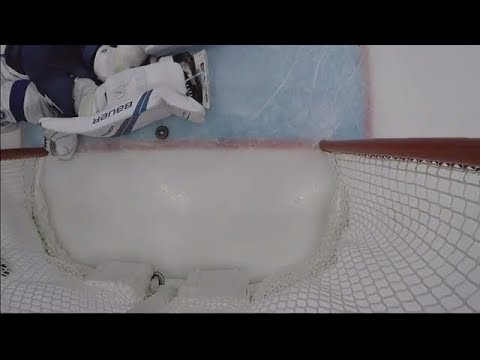 Video: No goal for Ducks, puck potentially crosses line but Vasilevskiy's pad is covering it up
