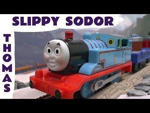 slippy - This is the Thomas and Friends Trackmaster Thomas In Slippy Sodor for Thomas The Tank Engine Trackmaster and Tomy Train Sets. Thomas is based on the episode, Slippy Sodor, in which Thomas has...