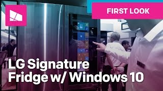 LG Signature Smart refrigerator with Windows 10
