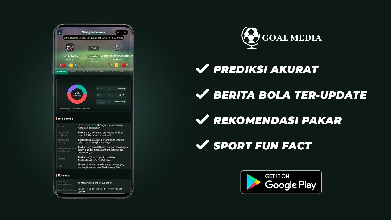 Goalmedia Apps | Prediksi Bola Terakurat dan Berita Bola Terbaru Terlengkap Terpercaya