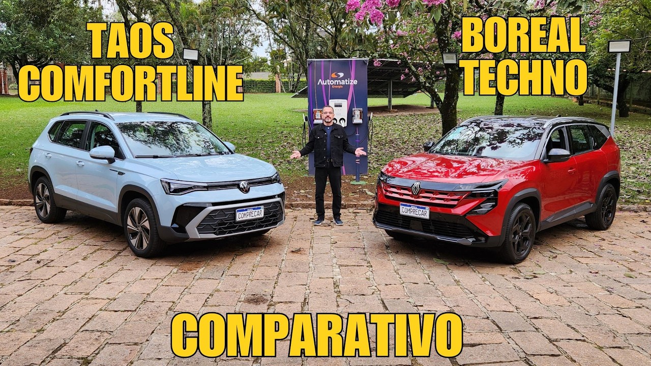 Comparativo: Volkswagen Taos Comfortline x Renault Boreal Techon
