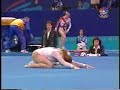 Yelena Produnova - 2000 Olympics Team Prelims - Floor Ex