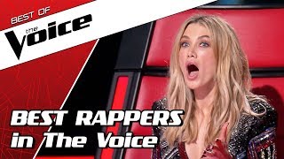 TOP 10  SHOCKING RAP auditions in The Voice