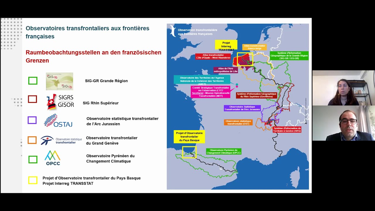 Contexte européen et transnational sur l’observation transfrontalière