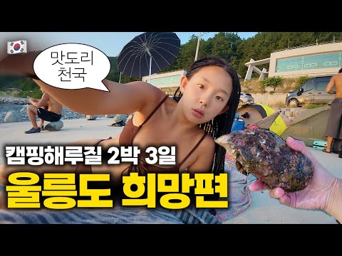 점점 여행하기 어려워지는 울릉도, 캠핑해루질 2박 3일 몰아보기..