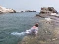 Wetlook- Wetmar wedding dress in the sea wet dress
