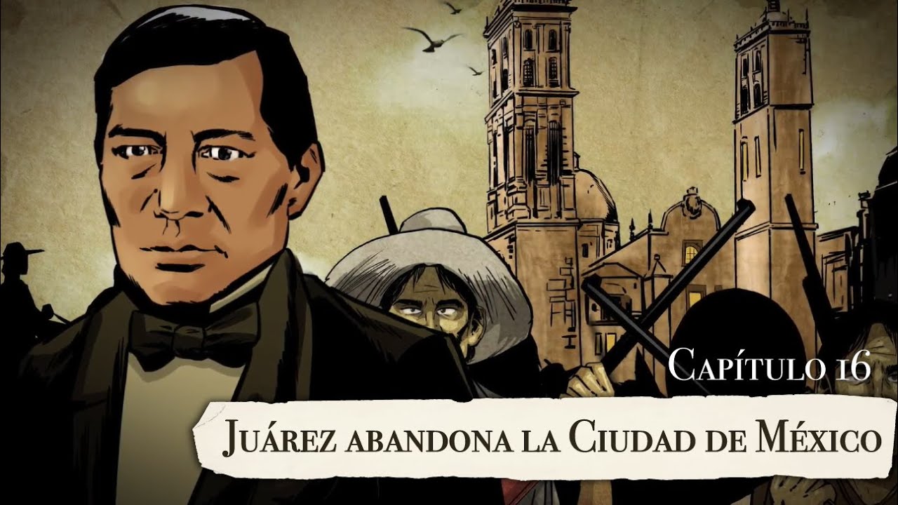 Juárez abandona la ciudad de México