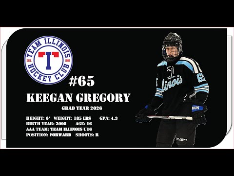 Keegan Gregory #65 U16 AAA Team Illinois 2024 - Hits