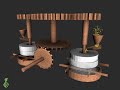 Dieses Video erklärt den Aufbau und die Funktionsweise einer Pelton-Turbine (Aufbau und Funktionsweise), die eine sog. Freistrahlturbine (teilbeaufschlagte Gleichdruckturbine) ist. Zudem wird das alte Wasserrad und der sog. Mahlgang erklärt, mit welchem Mehl produziert wurde, um auch auf die Historie der Pelton-Turbine einzugehen.