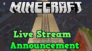 Minecraft Xbox 360 Live stream Announcement