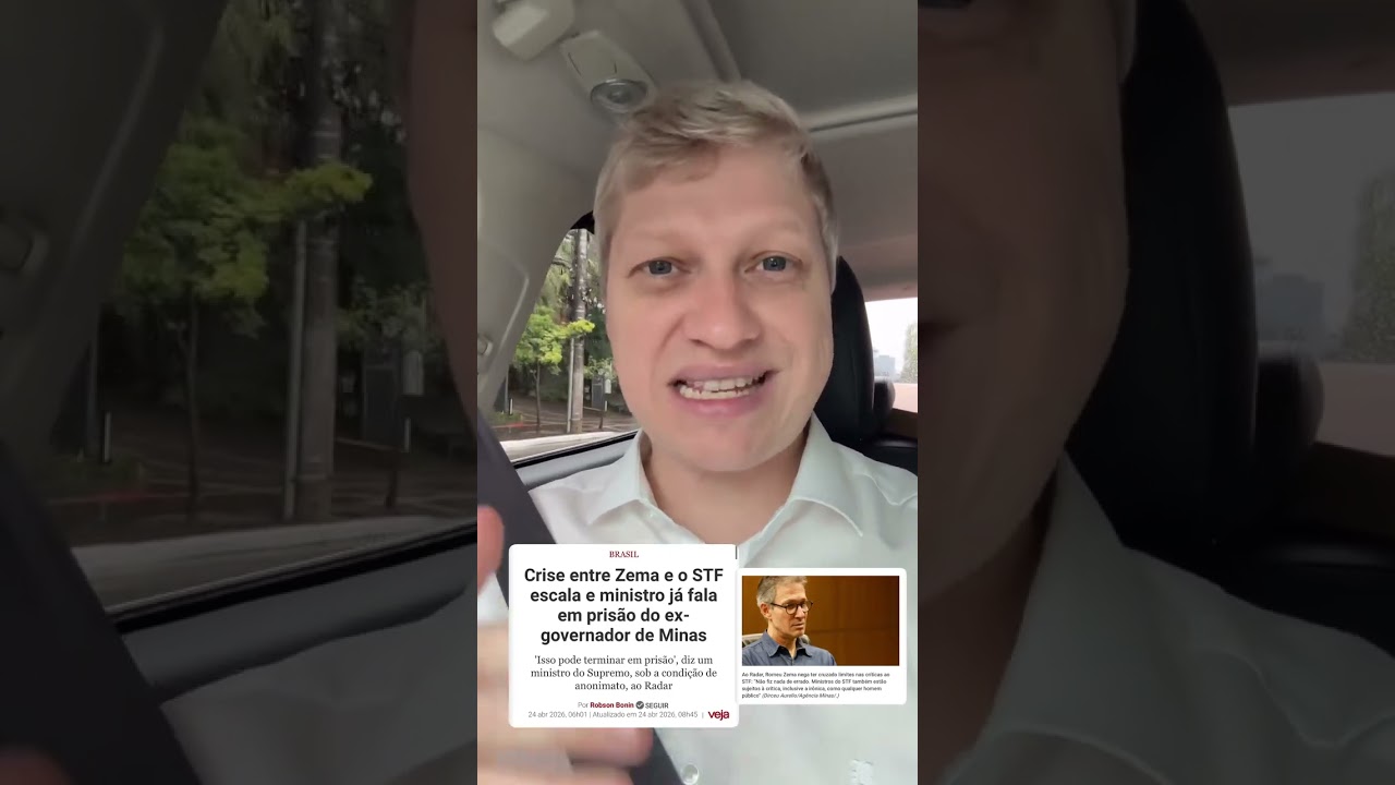 Agora é oficial: querem prender o Zema!