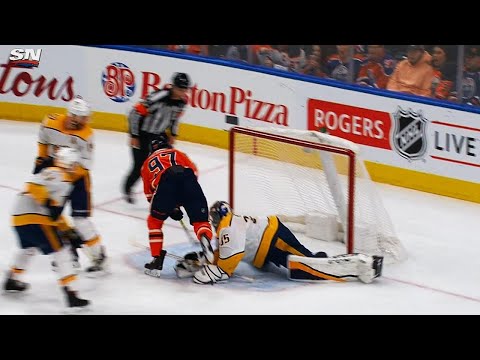 Video: McDavid scores 29th goal after 'neat little play' on Ekholm