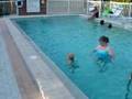 Aidan Jumping in the Pool