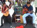Milonga Taquito Militar-street musicians in Buenos Aires