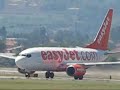 easyjet landing in rimini