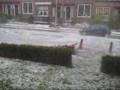 Noodweer met hagel in Arnhem