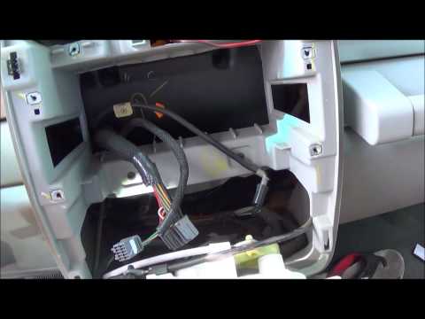 how to remove cd player from pt cruiser