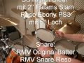 Neues Setup nach Ergänzung eines 18er Crash-Beckens:Paiste Signature 14