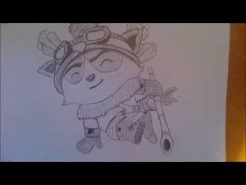 how to draw teemo