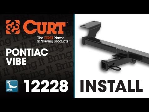 Trailer Hitch Install: CURT 12228 on 2010 Pontiac Vibe