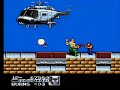 in the final contra on the nes, burns defeats the dnme enemy leader.