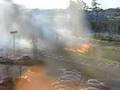 Car fire in Roswell GA