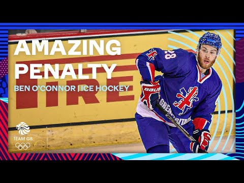 Ben O'Connor scores unbelievable Ice Hockey penalty | GB Ice Hockey