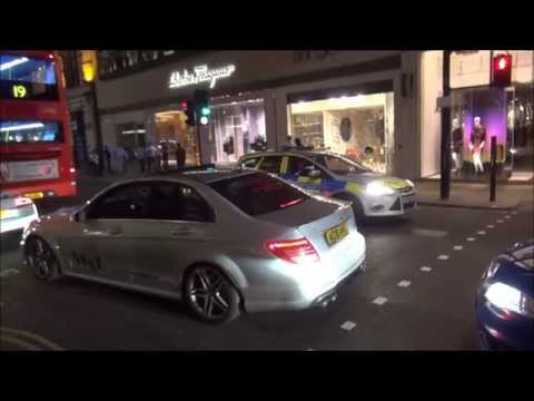 800 bhp Weistec C63 AMG sets off alarms and alerts Police!!