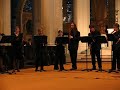 extrait du concert du lundi 28 mai 2007 � l'eglise saint-gervais de paris. ce concert r�unissait huit fl�tistes � bec et le jeune ch?ur de la ma�trise de notre-dame de paris. le programme consistait en 11 motets de palestrina en double-ch?ur (de quatre voix chacun) et en triple ch?ur pour le final.
