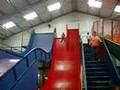 3 year old going down deathdrop slide
