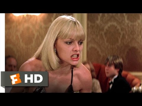 Tony Montana - Scarface Movie Clip - watch all clips http://j.mp/yFtoj3 click to subscribe http://j.mp/sNDUs5 Tony (Al Pacino) has an argument with Elvira (Michelle Pfeiffe...