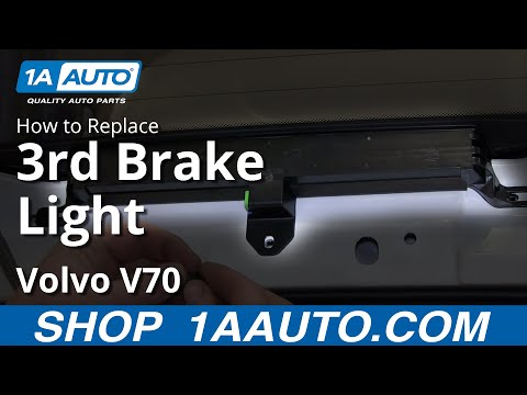 How To Install Remove Service 3rd High Mount Brake Light Volvo V70
