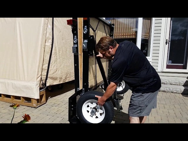Snowmobile/ATV Trailers (folding) New 4'x8', 5'x8' Galvanized in ATV Parts, Trailers & Accessories in Hamilton