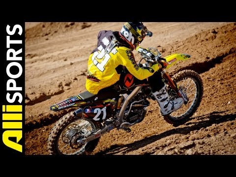 AlliSports - Jason Anderson has been doing well in 2013 Supercross with four top five finishes and two on the podium. Anderson looks forward to the outdoor races to hit u...