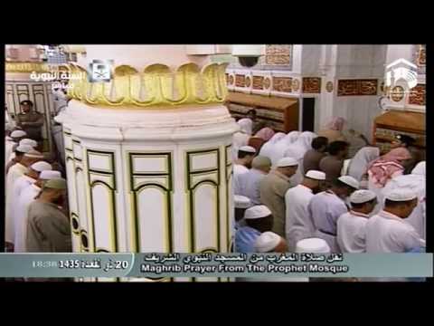 صلاة المغرب-المسجد النبوي 1435.11.20هـ