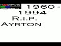 formula 1 memories: ayrton senna crash  r i p  big racer    