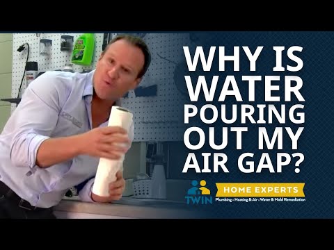 how to air gap a dishwasher