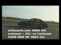 BMW M5 vs Carlsson CK60 600 HP 1024 Nm Mercedes Benz SL600 BiTurbo V12 = GTBoard(.)com